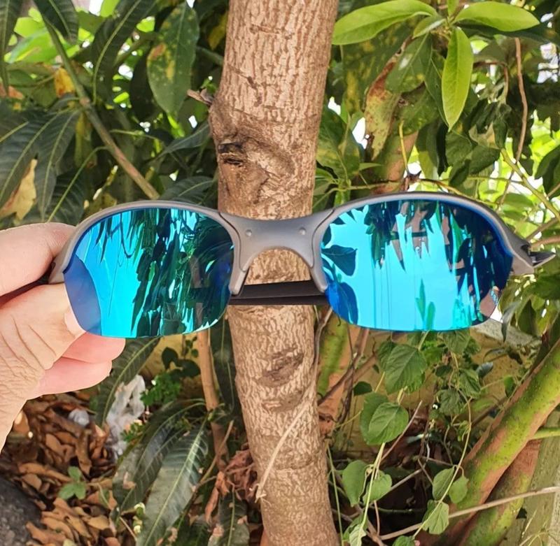 Oculos de Sol Romeo2 Azul Claro Céu Juliet X-Metal Polarizado